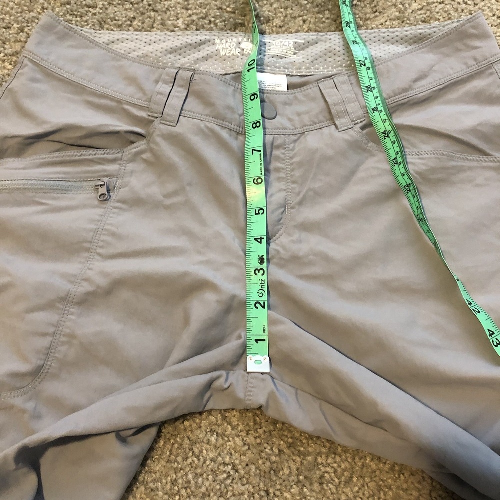 Mountain Hardwear gray nylon‎ hiking pants 10 - Picture 7 of 8